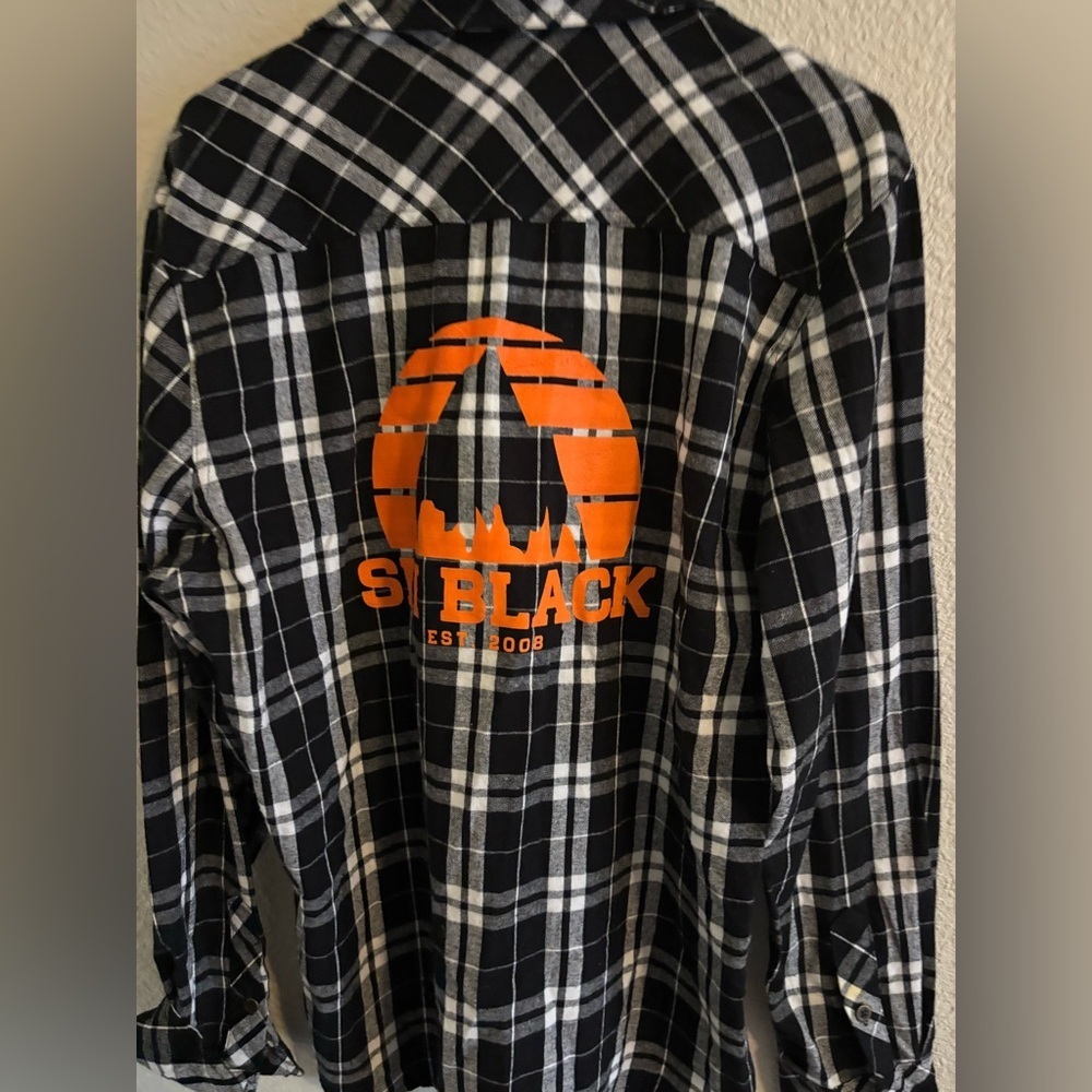 Boxercraft Black and White Plaid Shirt - Picture 3 of 4